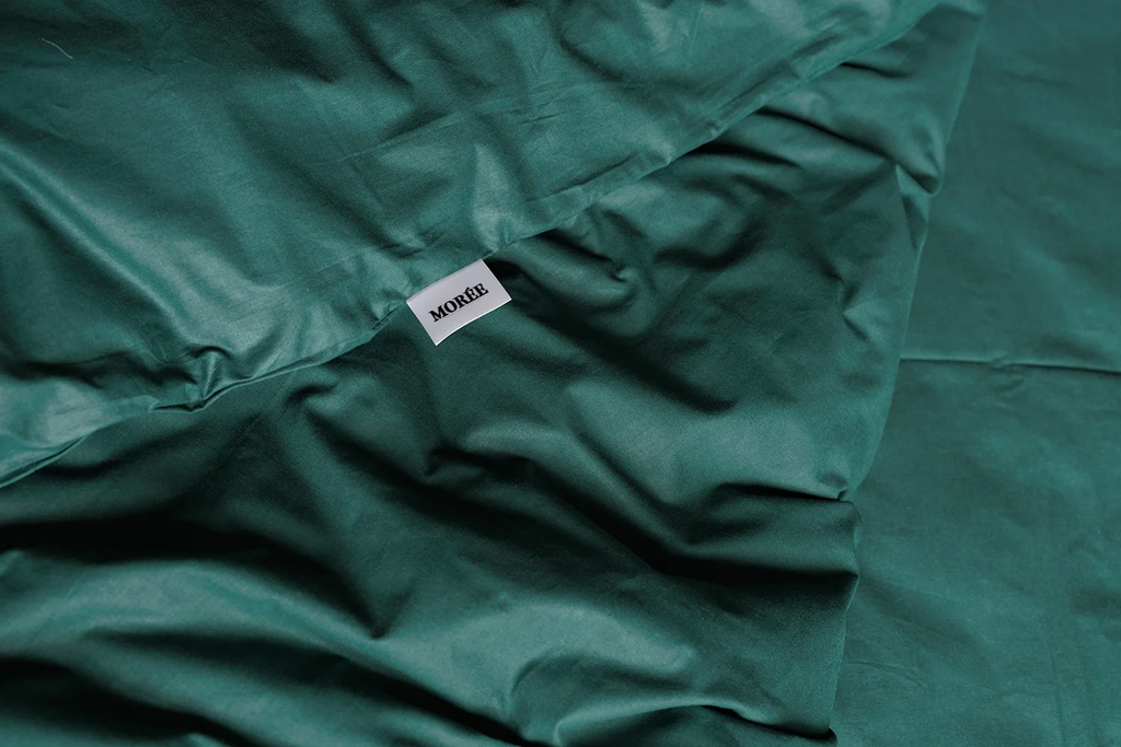 Parure de Lit 100% coton – Émeraude Profond | Morée