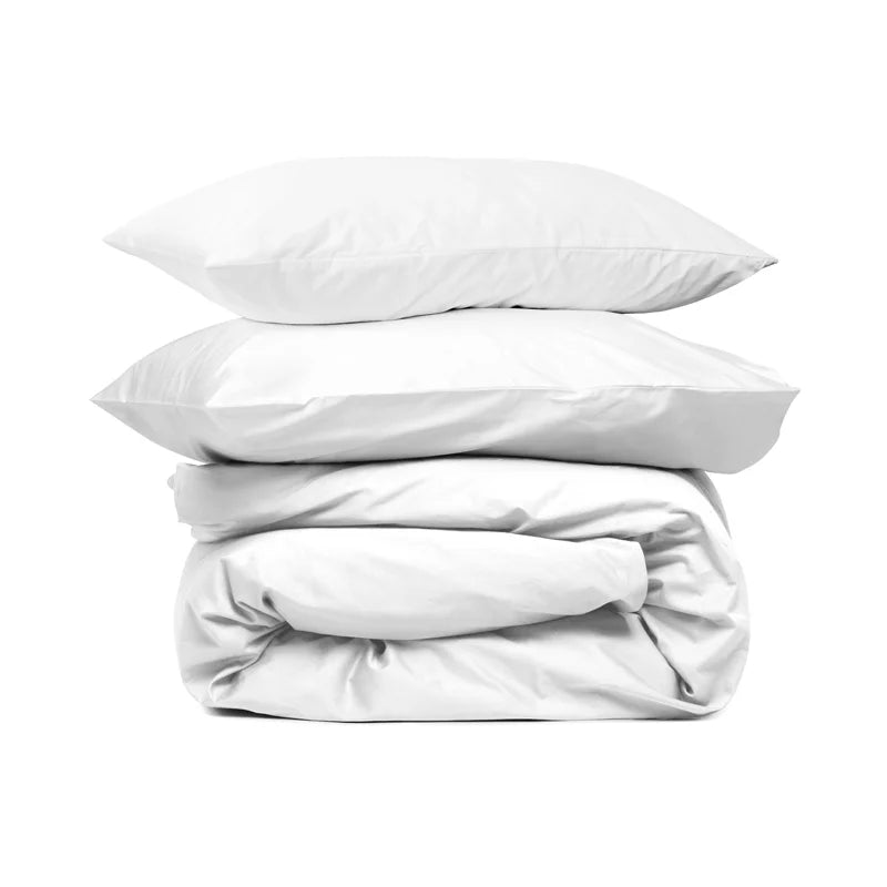 Parure de Lit 100% coton – Blanc Absolu | Morée