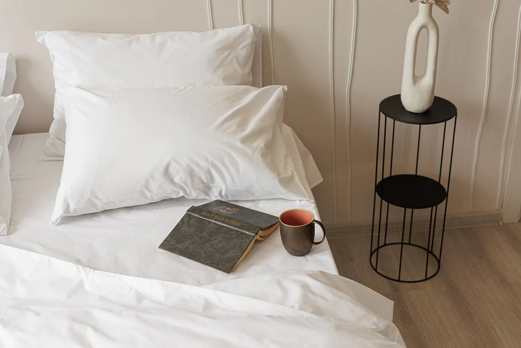 Parure de Lit 100% coton – Blanc Absolu | Morée