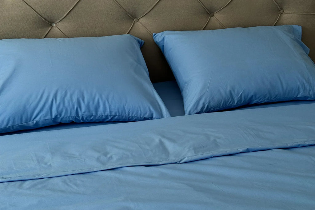 Parure de Lit 100% coton – Brume d’Azur | Morée