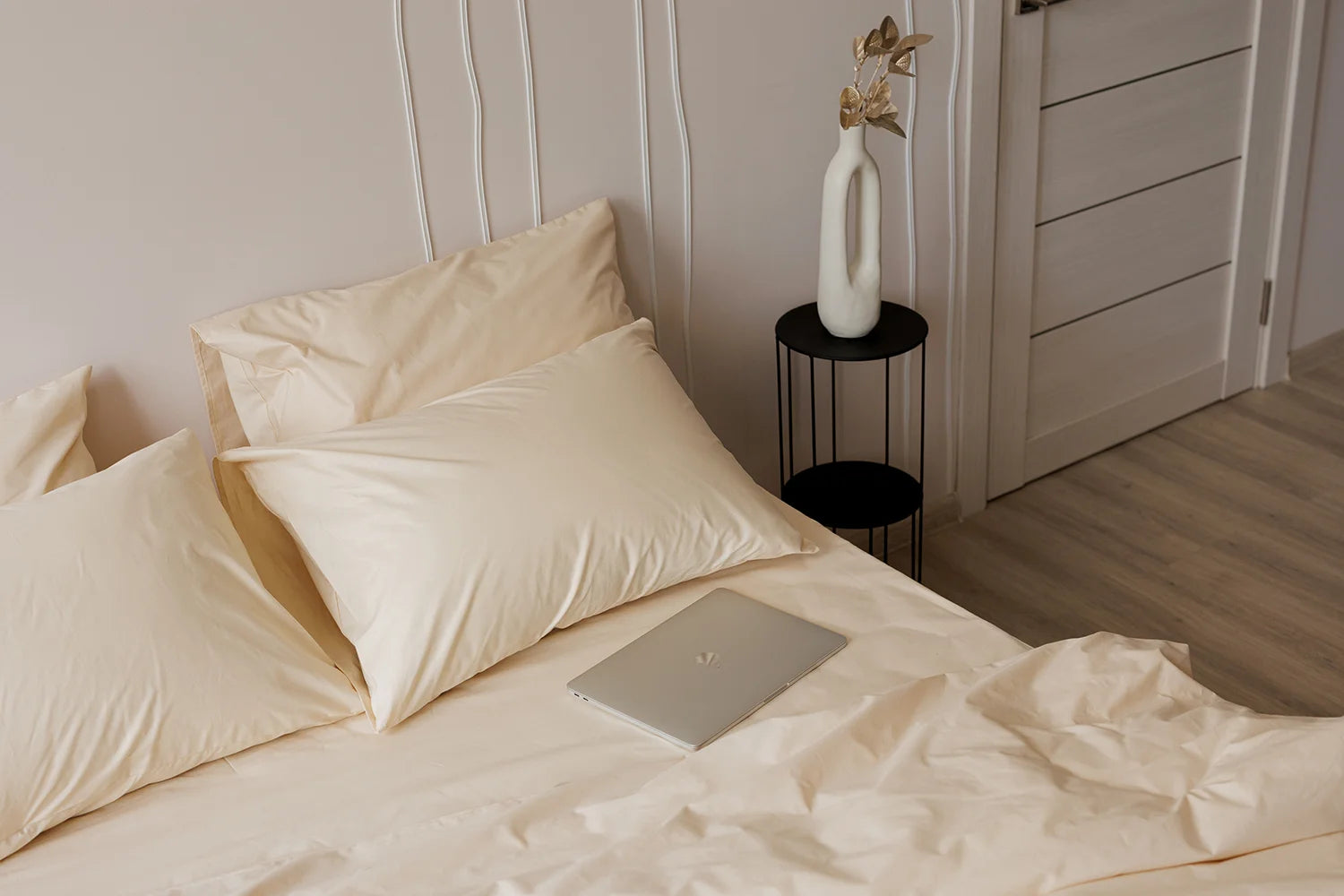 Parure de Lit 100% coton – Vanille Douce | Morée