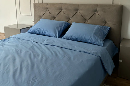 Parure de Lit 100% coton – Brume d’Azur | Morée