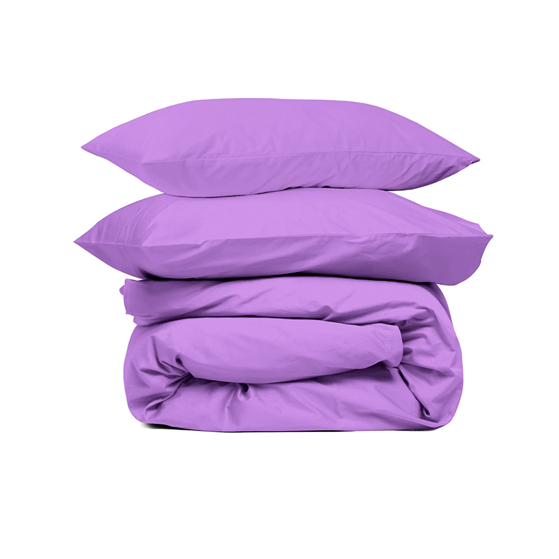 Parure de Lit 100% coton – Lilas Enchanté | Morée